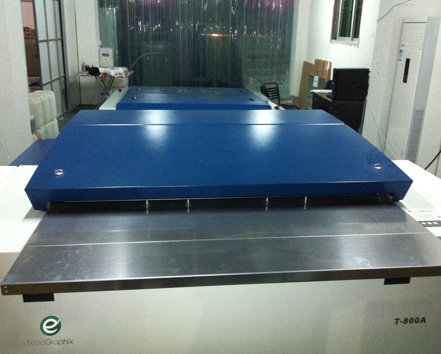 Jinzhou daily newspaper installed two T-800s Machine and Ecoo Plates together